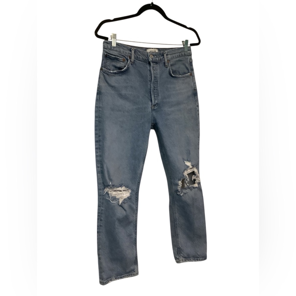 Riley High Rise Straight Leg Jeans - Picture 2 of 8